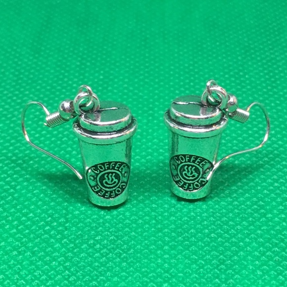 🆑4 for $15🆑 Cute Coffee Cup Earrings - Picture 2 of 5